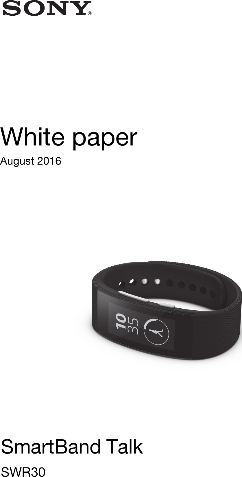 sony smartband row swr30