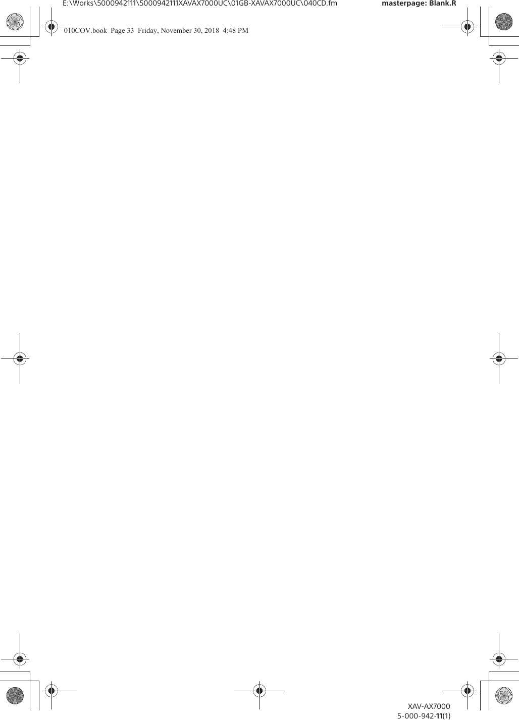 E:\Works\5000942111\5000942111XAVAX7000UC\01GB-XAVAX7000UC\040CD.fm masterpage: Blank.RXAV-AX70005-000-942-11(1)010COV.book  Page 33  Friday, November 30, 2018  4:48 PM