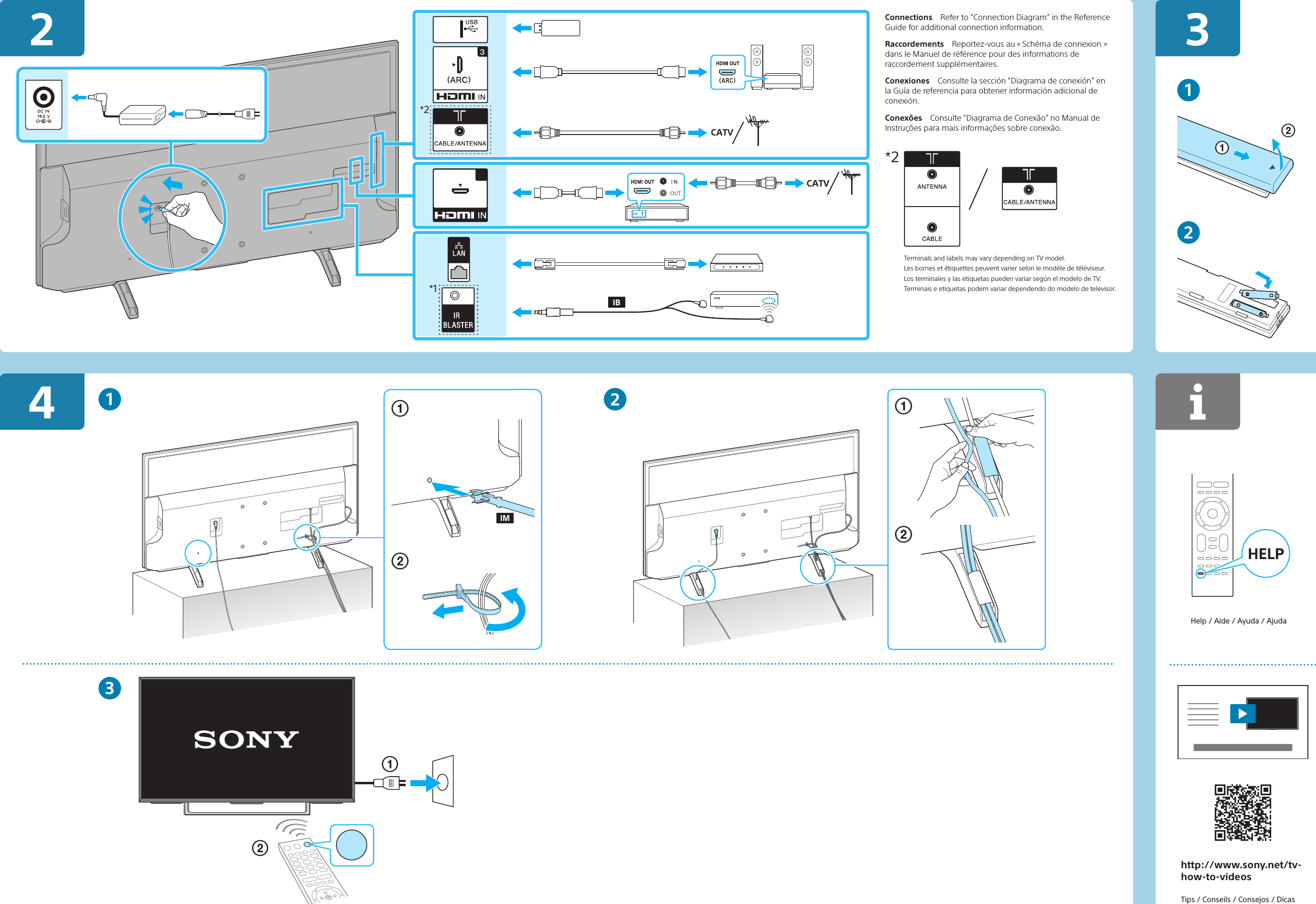 Page 2 of 2 - Sony XBR-43X800E XBR-49X807E / 49X805E 49X800E 43X800E User Manual Setup Guide 4684578111