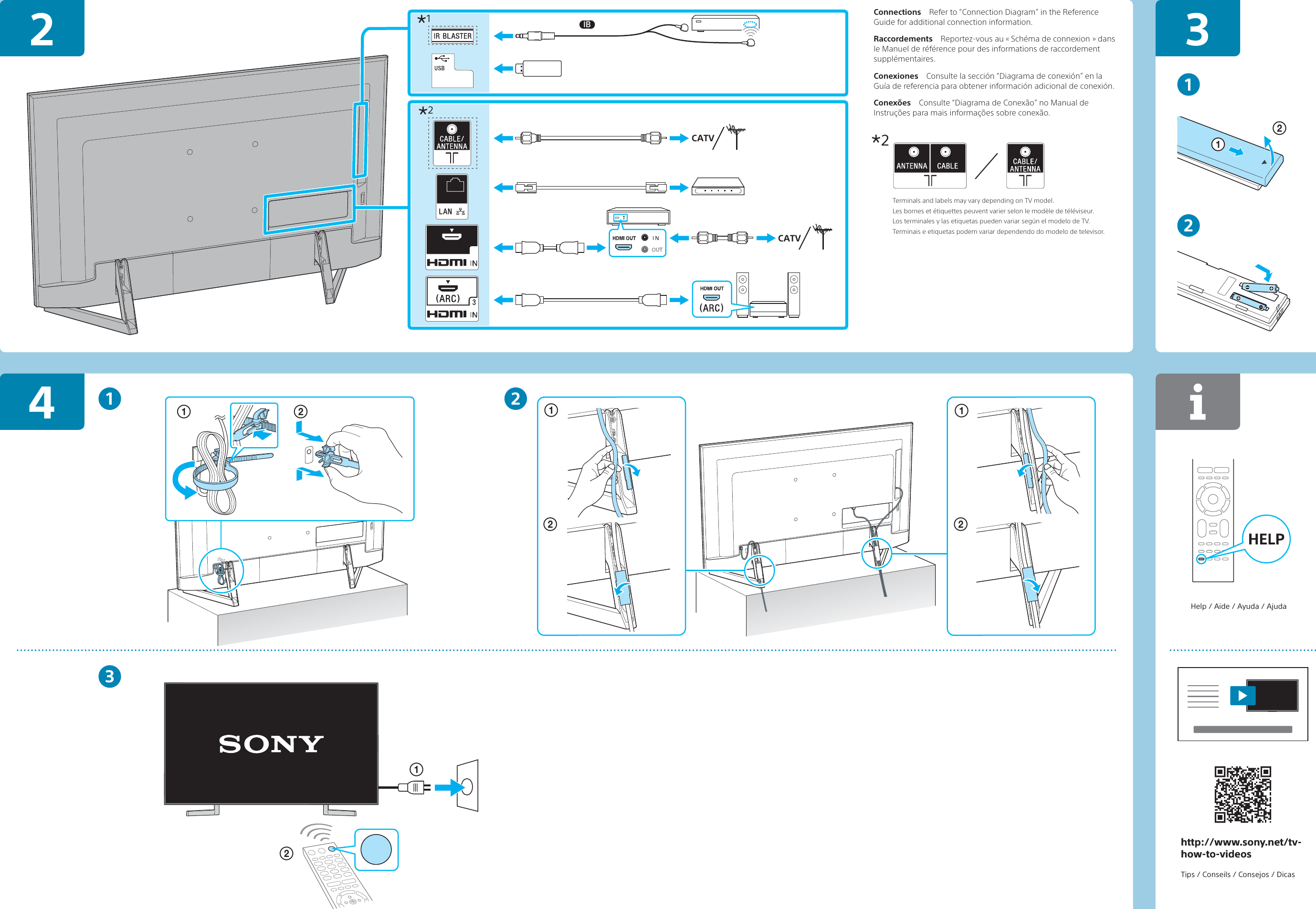 Page 2 of 2 - Sony XBR-49X900F User Manual Setup Guide Docget