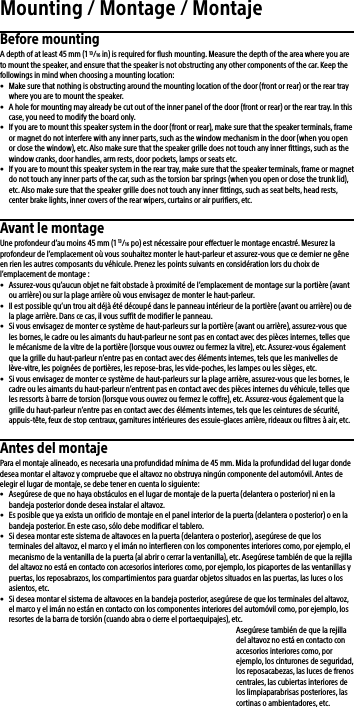 Page 2 of 3 - Sony XS-R1346 User Manual Instructions 4725750111