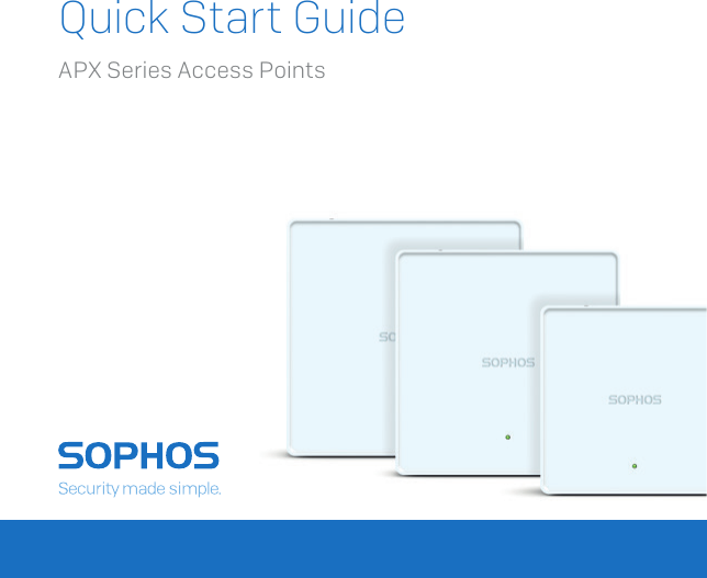 Quick Start GuideAPX Series Access Points