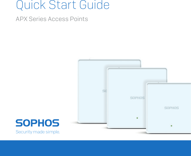 Sophos APX530 Sophos Access Point User Manual