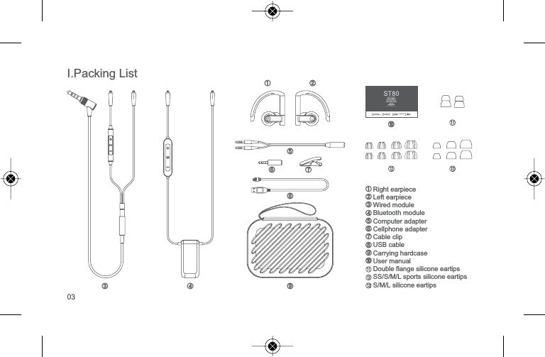 ,3DFNLQJ/LVW5LJKWHDUSLHFH/HIWHDUSLHFH:LUHGPRGXOH%OXHWRRWKPRGXOH&amp;RPSXWHUDGDSWHU&amp;HOOSKRQHDGDSWHU&amp;DEOHFOLS86%FDEOH&amp;DUU\LQJKDUGFDVHUser manual'RXEOHIODQJHVLOLFRQHHDUWLSV6660/VSRUWVVLOLFRQHHDUWLSV60/VLOLFRQHHDUWLSVƗƘƙƚƛƜƝƞƟƠƙƚ ƟƠƗƛƘƞƝƜ03