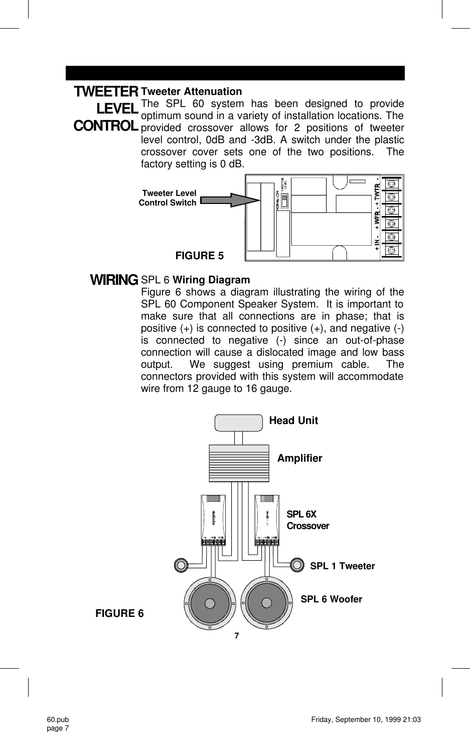Page 7 of 8 - Soundstream-Technologies Soundstream-Technologies-Spl-60-Users-Manual- 60 Soundstream-technologies-spl-60-users-manual