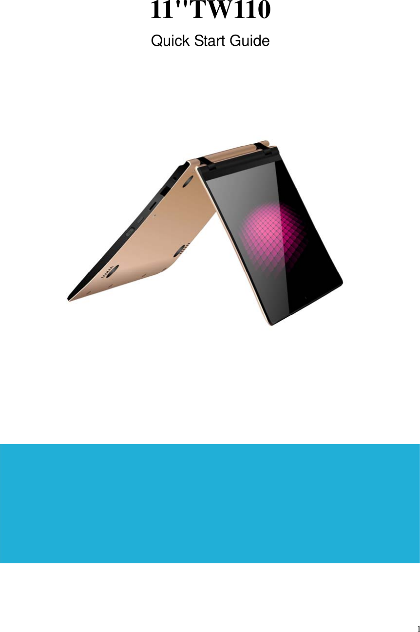 Page 1 of Sourcing Group WBTW110 Tablet PC User Manual 