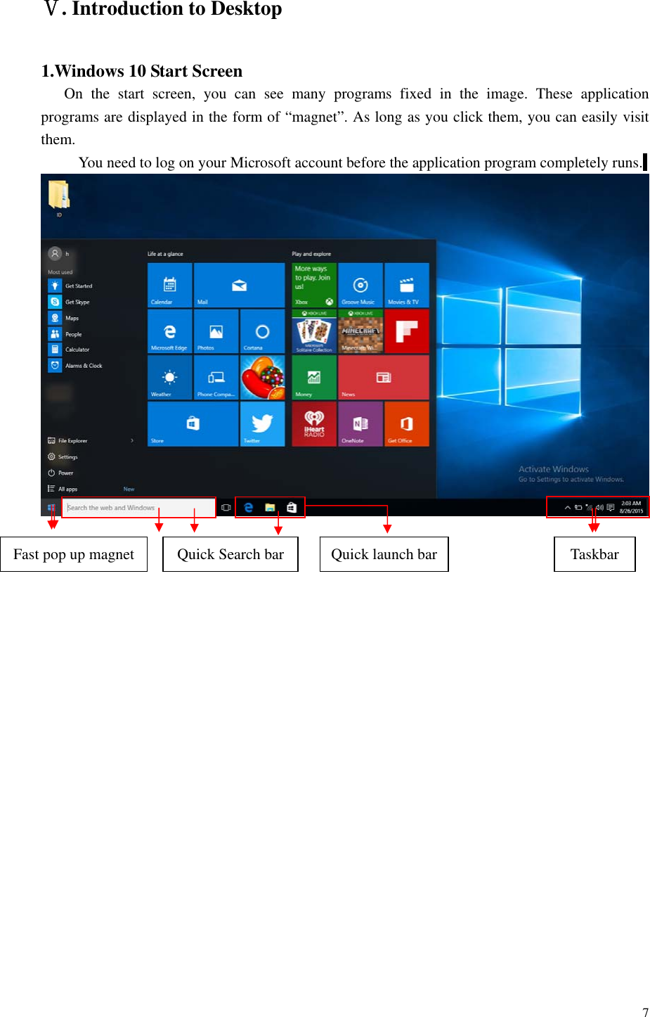 Page 7 of Sourcing Group WBTW110 Tablet PC User Manual 