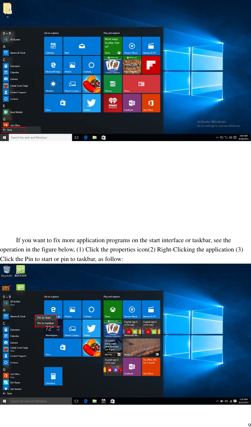 Page 9 of Sourcing Group WBTW110 Tablet PC User Manual 