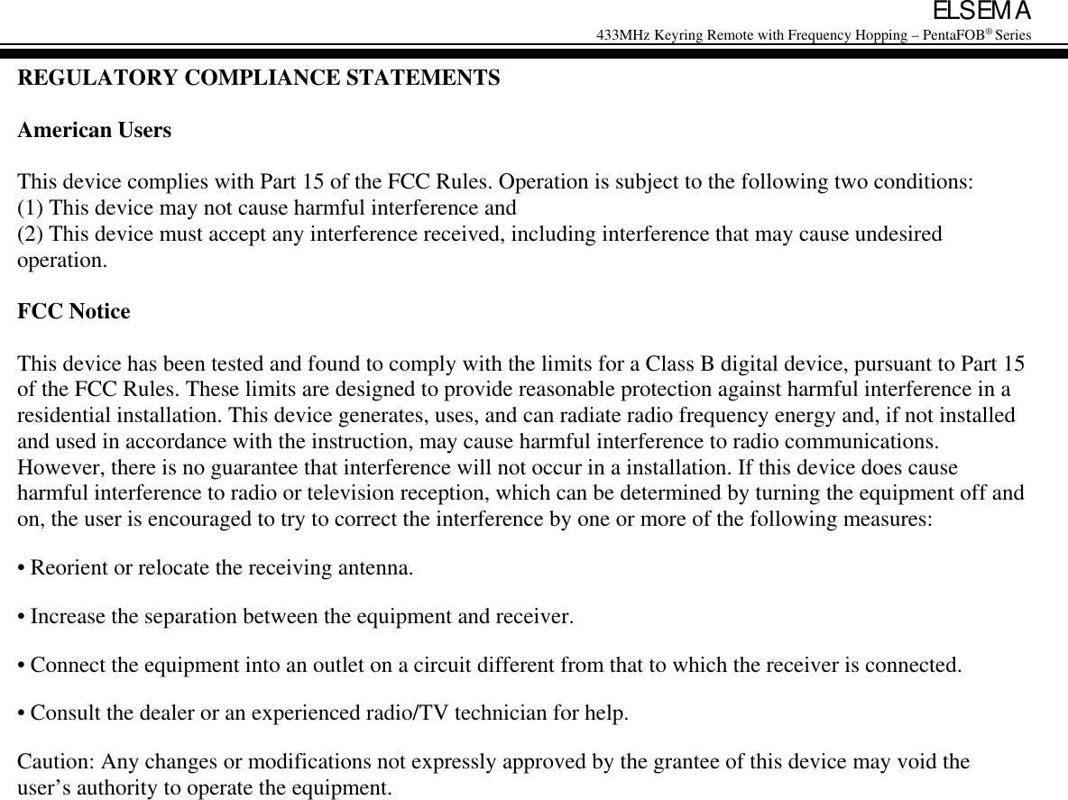 Page 3 of South Pacific Electronics FOB433 Keyring Remote Control User Manual fob43303wpx