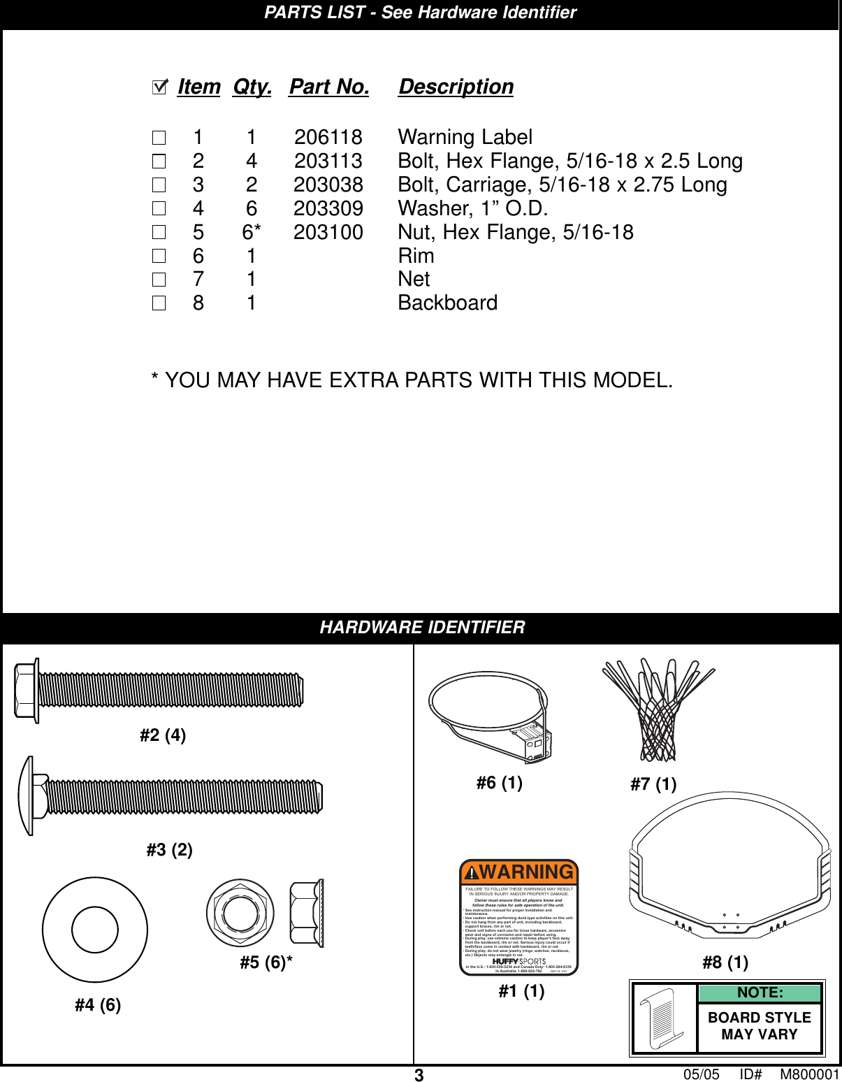 Page 3 of 6 - Spalding Spalding-M800001-Users-Manual- 211789  Spalding-m800001-users-manual