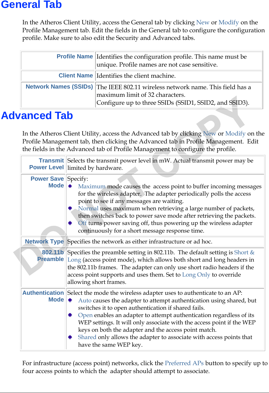 Page 10 of SparkLAN Communications WPEQ261ACNIBT 802.11ac/a/b/g/n 2T2R Industrial-graded Wi-Fi / Bluetooth 4.2 Combo Half mini PCIe Module User Manual rev 2