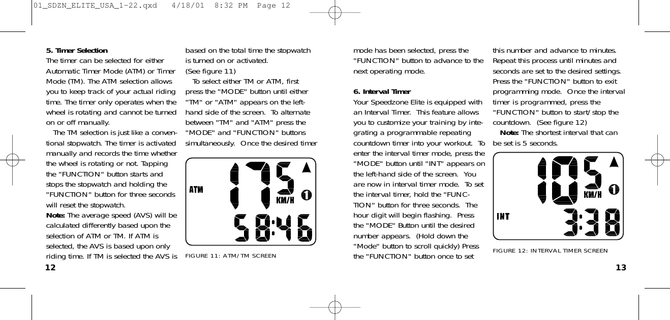 Page 7 of 12 - Specialized Specialized-Elite-Cylcocomputer-Users-Manual- 01_SDZN_ELITE_USA_1-22  Specialized-elite-cylcocomputer-users-manual