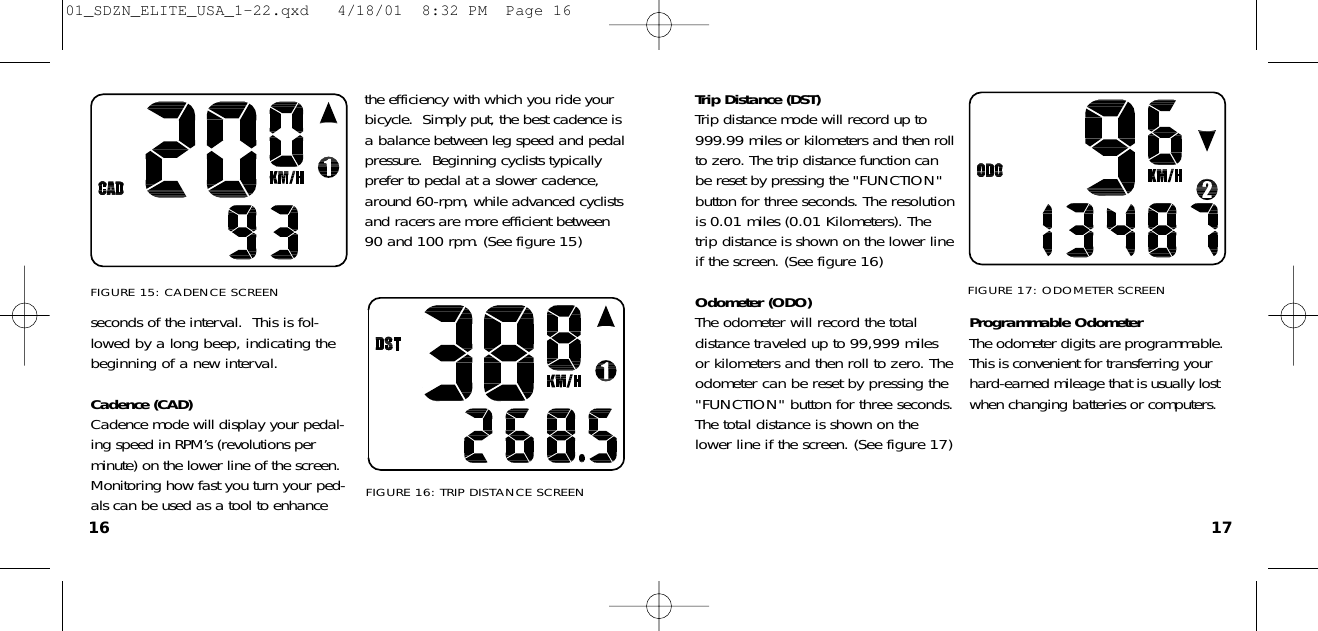 Page 9 of 12 - Specialized Specialized-Elite-Cylcocomputer-Users-Manual- 01_SDZN_ELITE_USA_1-22  Specialized-elite-cylcocomputer-users-manual