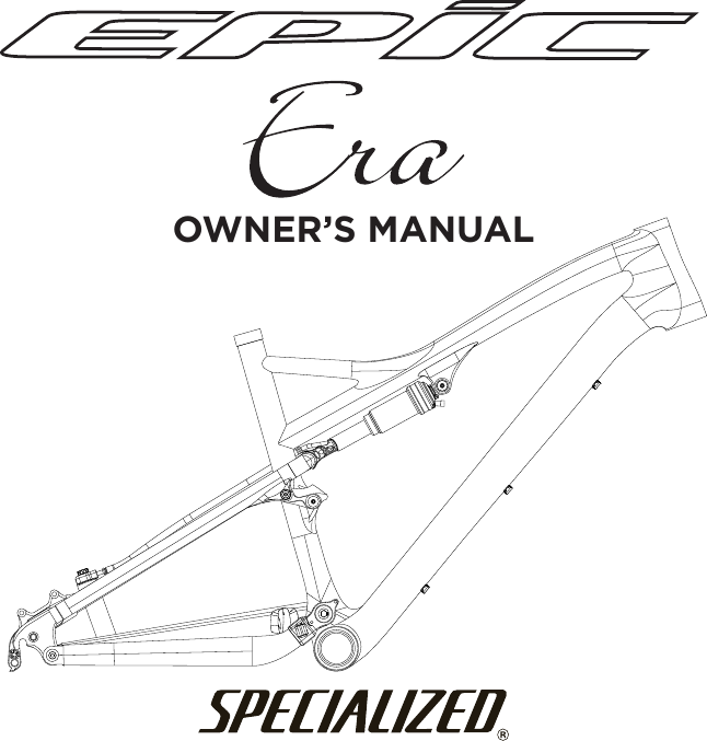 Specialized Epic Era Users Manual