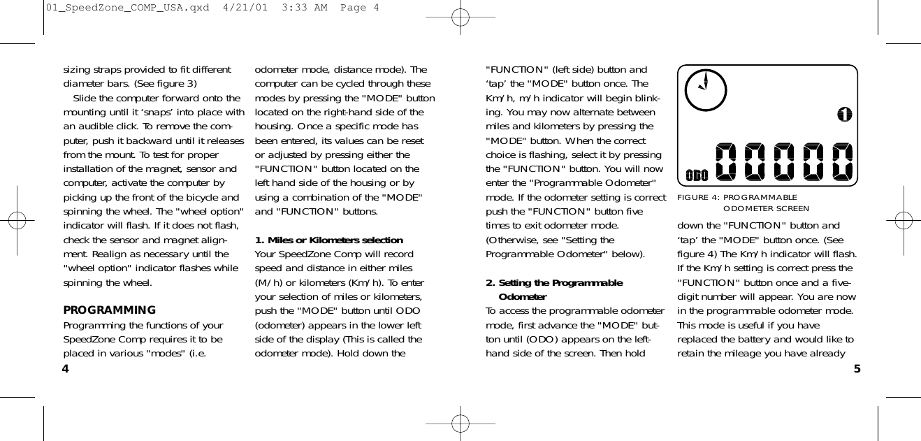 Page 3 of 11 - Specialized Specialized-Speedzone-Comp-Cr2302-Users-Manual- 01_SpeedZone_COMP_USA  Specialized-speedzone-comp-cr2302-users-manual