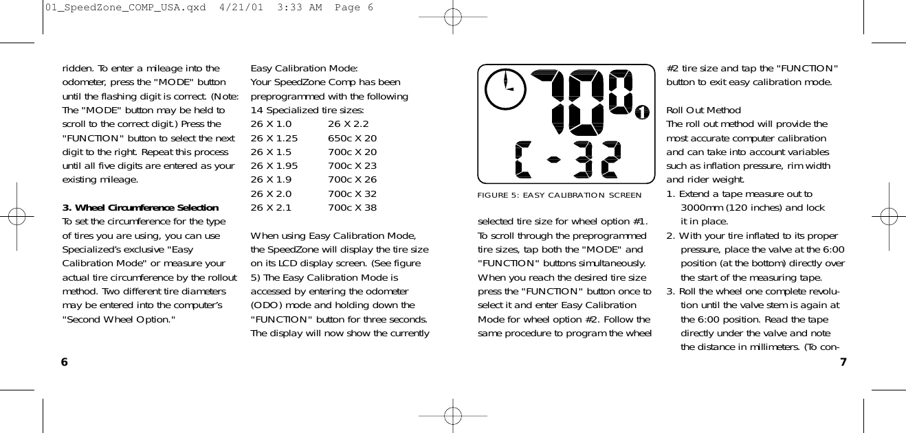 Page 4 of 11 - Specialized Specialized-Speedzone-Comp-Cr2302-Users-Manual- 01_SpeedZone_COMP_USA  Specialized-speedzone-comp-cr2302-users-manual