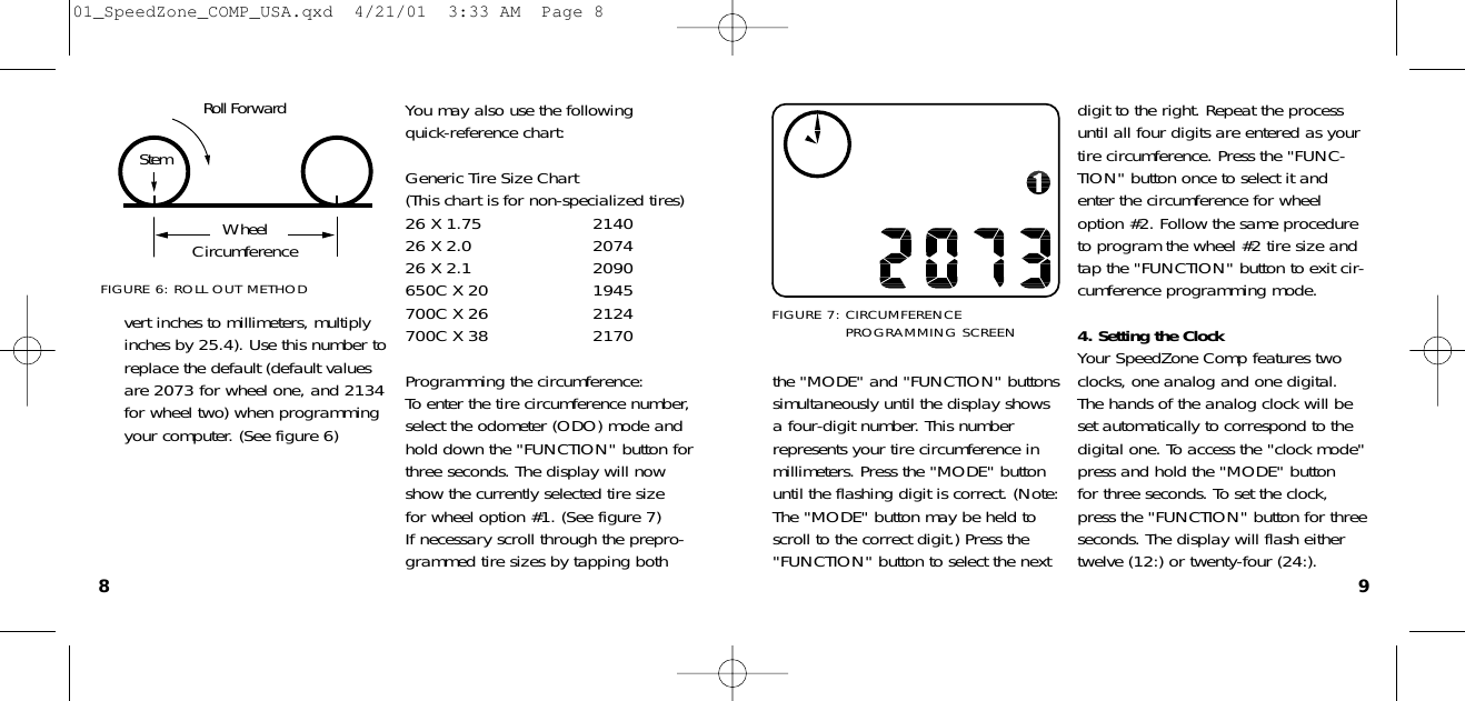 Page 5 of 11 - Specialized Specialized-Speedzone-Comp-Cr2302-Users-Manual- 01_SpeedZone_COMP_USA  Specialized-speedzone-comp-cr2302-users-manual