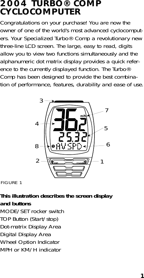 Page 1 of 10 - Specialized Specialized-Turbo-Comp-Users-Manual-  Specialized-turbo-comp-users-manual