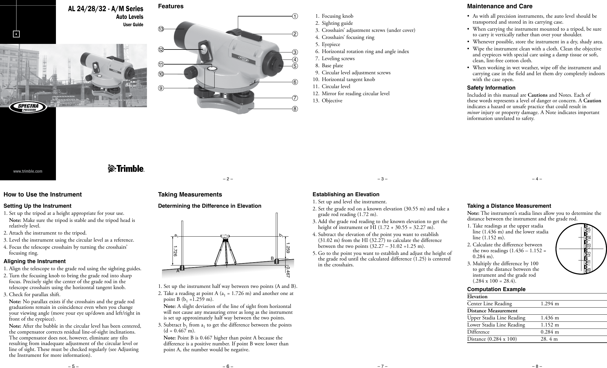 Page 1 of 2 - Spectra Spectra-Al24A-Users-Manual-  Spectra-al24a-users-manual