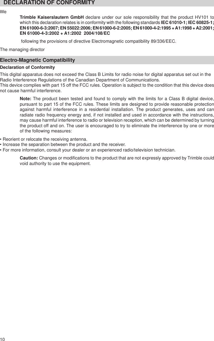 Page 10 of 12 - Spectra Spectra-Ll100-2-Users-Manual-  Spectra-ll100-2-users-manual