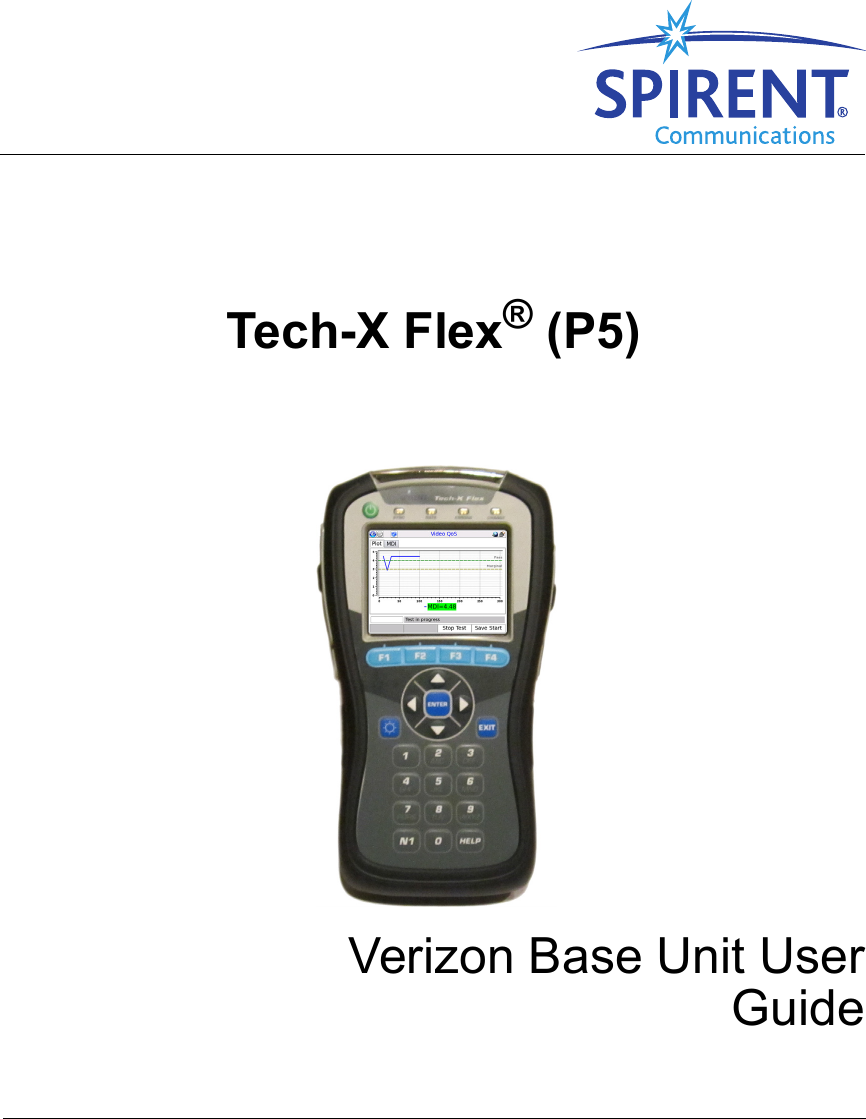Tech-X Flex® (P5) Verizon Base Unit UserGuide