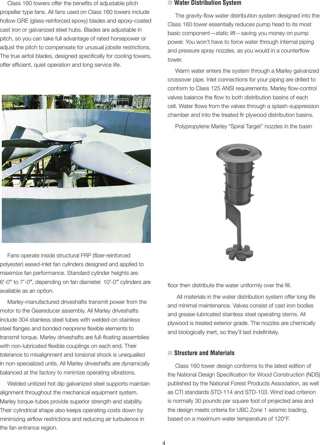 Page 4 of 12 - Spx-Cooling-Technologies Spx-Cooling-Technologies-Cooling-Tower-160-Users-Manual-  Spx-cooling-technologies-cooling-tower-160-users-manual