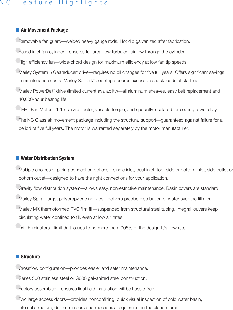 Page 5 of 8 - Spx-Cooling-Technologies Spx-Cooling-Technologies-Cooling-Tower-Marley-Nc-Class-Users-Manual- Uk_NC-07  Spx-cooling-technologies-cooling-tower-marley-nc-class-users-manual