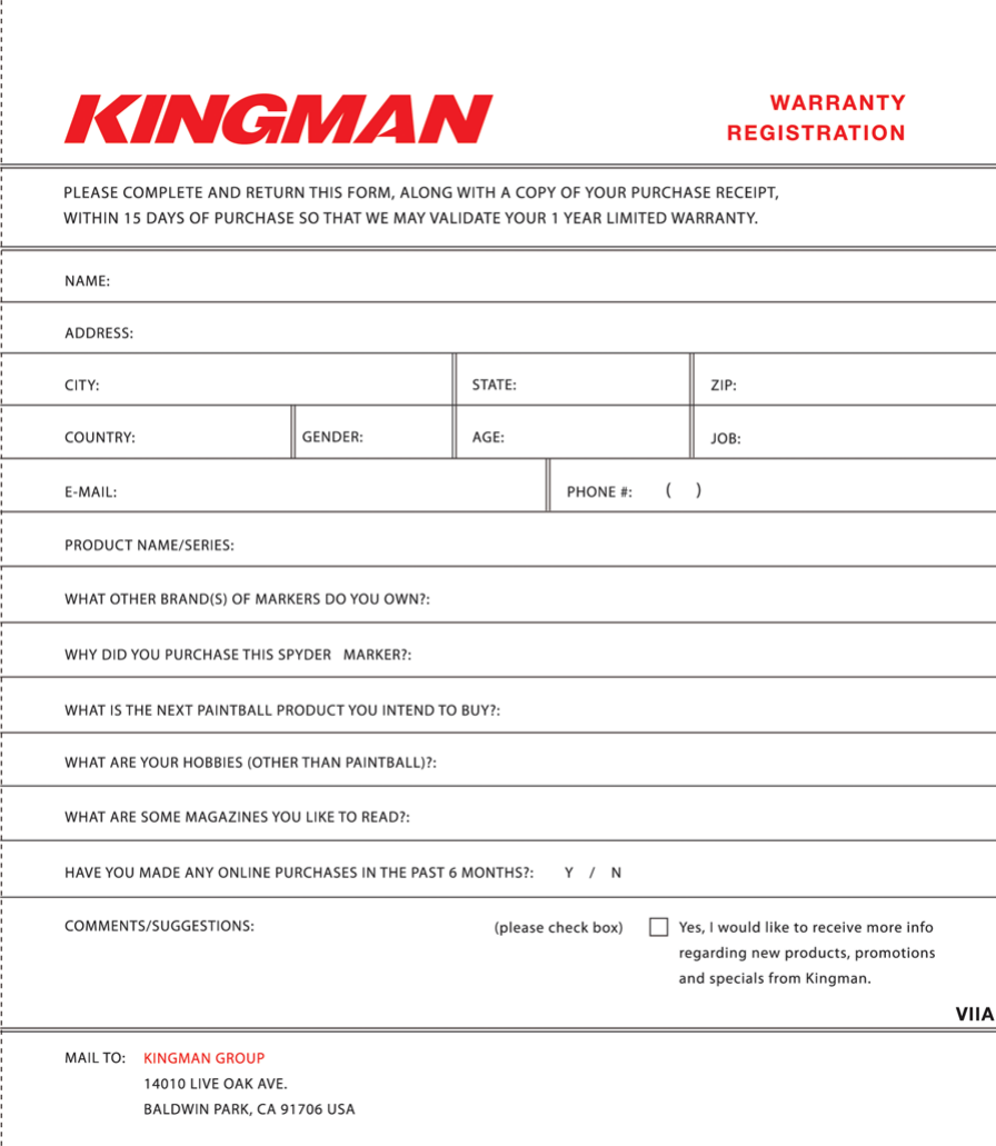 Page 8 of 8 - Spyder Spyder-Xtra-07-Users-Manual-  Spyder-xtra-07-users-manual