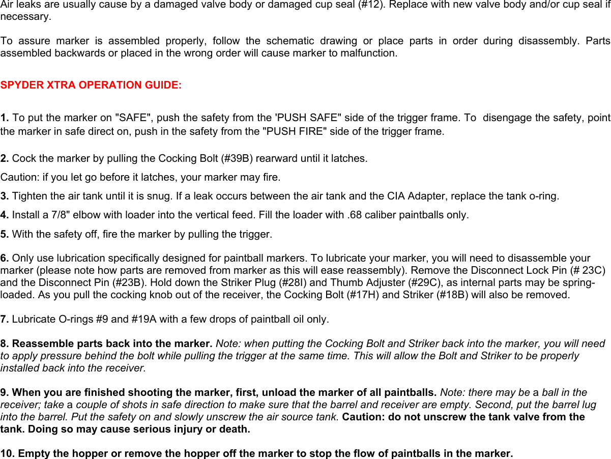 Page 2 of 2 - Spyder Spyder-Xtra-Users-Manual- OCR  Spyder-xtra-users-manual