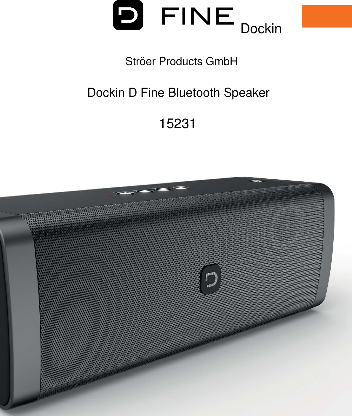 1FINEStr&ouml;er Products GmbHDockin D Fine Bluetooth Speaker15231Dockin