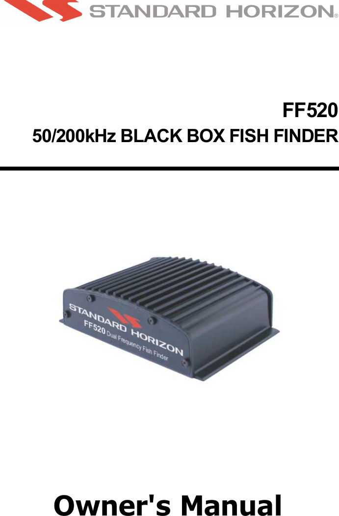 Standard Horizon Ff520 Users Manual A7shde