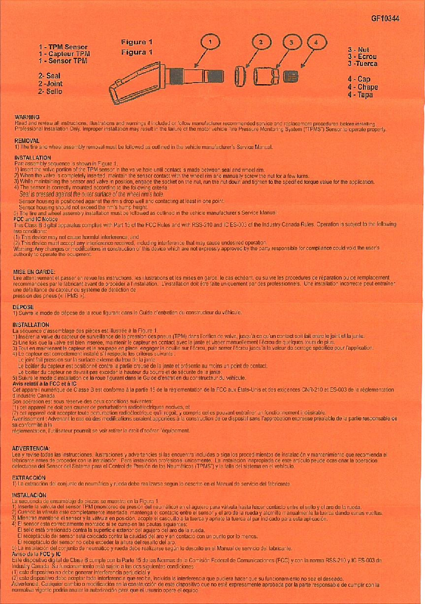 Le pr&eacute;sent appareil est conforme aux CNR d'Industrie Canada applicables aux appareils radio exempts de licence. L'exploitation est autoris&eacute;e aux deux conditions suivantes : (1) l'appareil ne doit pas produire de brouillage, et (2) l'utilisateur de l'appareil doit accepter tout brouillage radio&eacute;lectrique subi, m&ecirc;me si le brouillage est susceptible d'en compromettre le fonctionnement. 