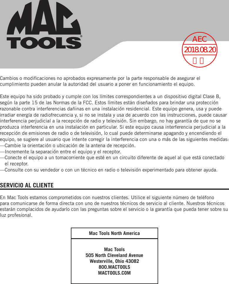 Page 19 of Stanley Black and Decker MHL600LAMP Inspection LED Light User Manual 