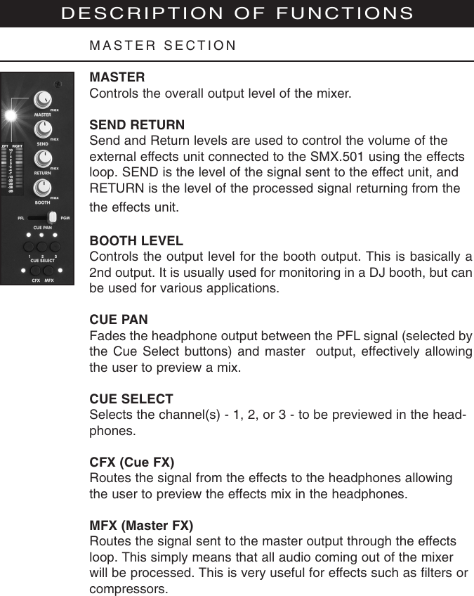 Page 7 of 12 - Stanton SMX.501 User Manual  To The 9b1fb105-d50d-44b5-910f-39a724e072eb