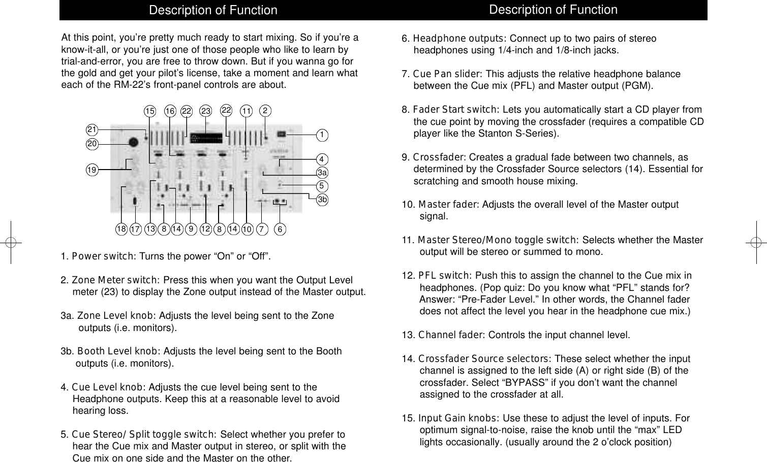 Page 6 of 6 - Stanton Stanton-Rm-22-Users-Manual- Stanton-rm-22-users-manual