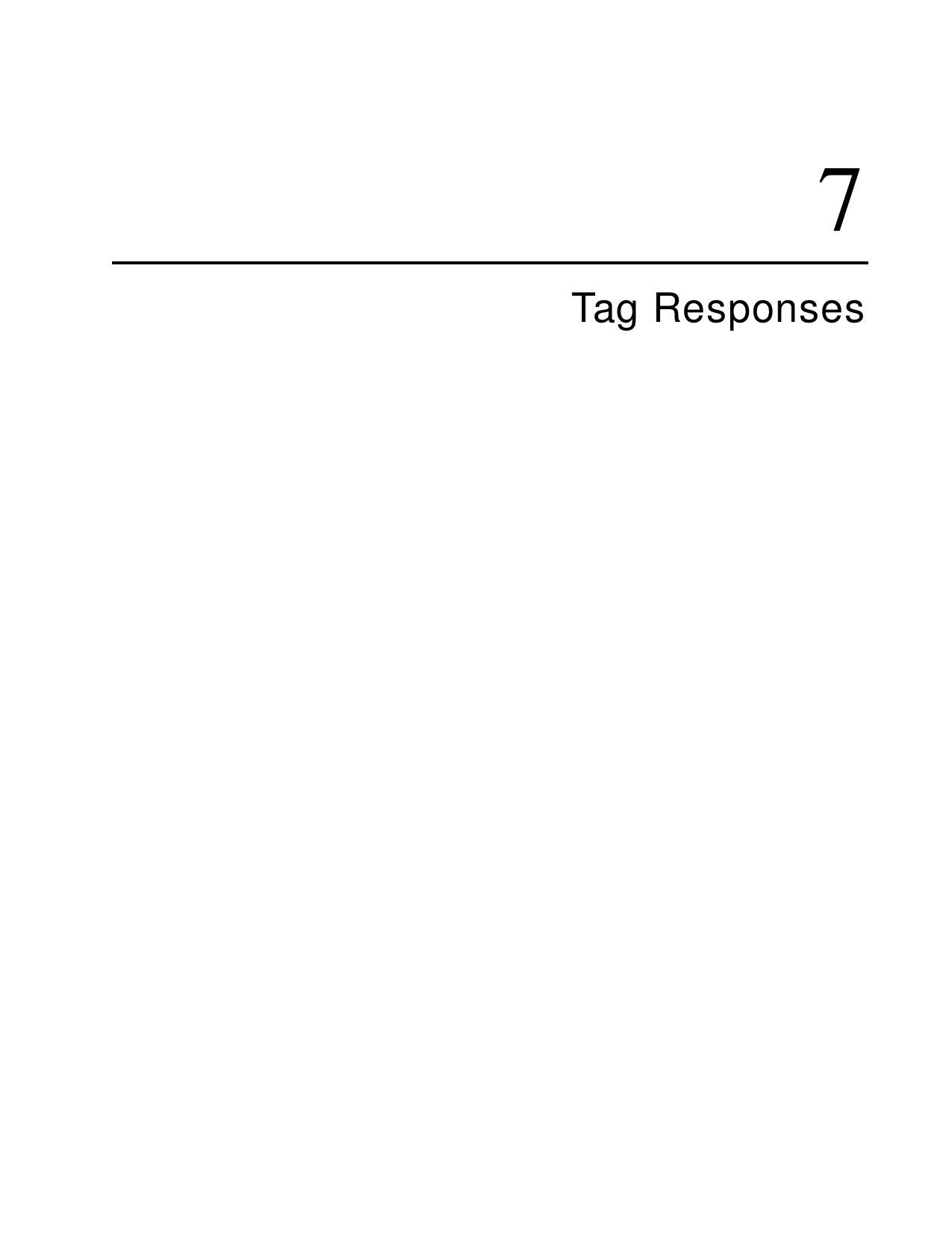 7Tag Responses