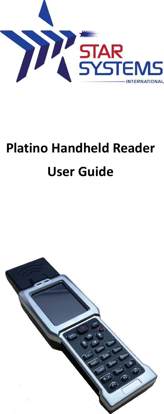       Platino Handheld Reader User Guide     