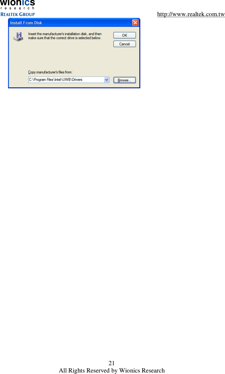 wionicsr e s e a r c h    http://www.realtek.com.tw 21 All Rights Reserved by Wionics Research  