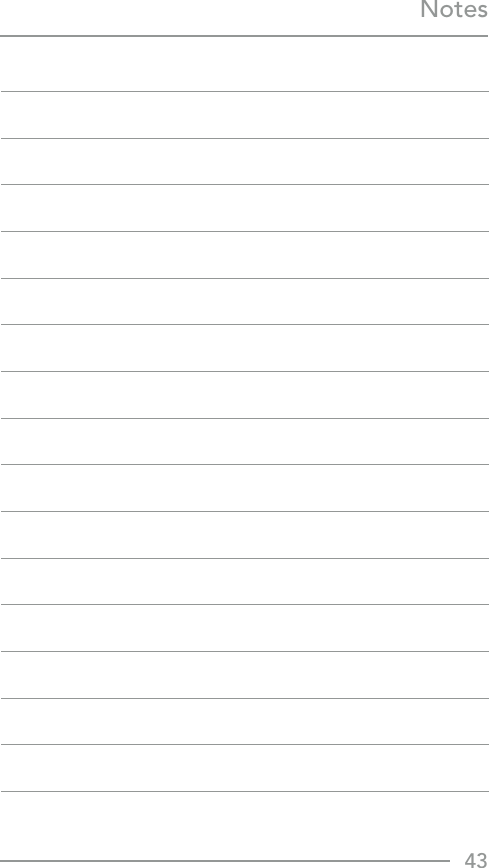43Notes