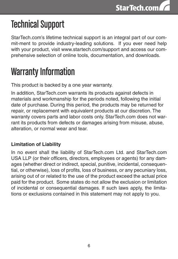 Page 9 of 10 - Startech-Com Startech-Com-Sat2510Bu2B-Users-Manual-  Startech-com-sat2510bu2b-users-manual