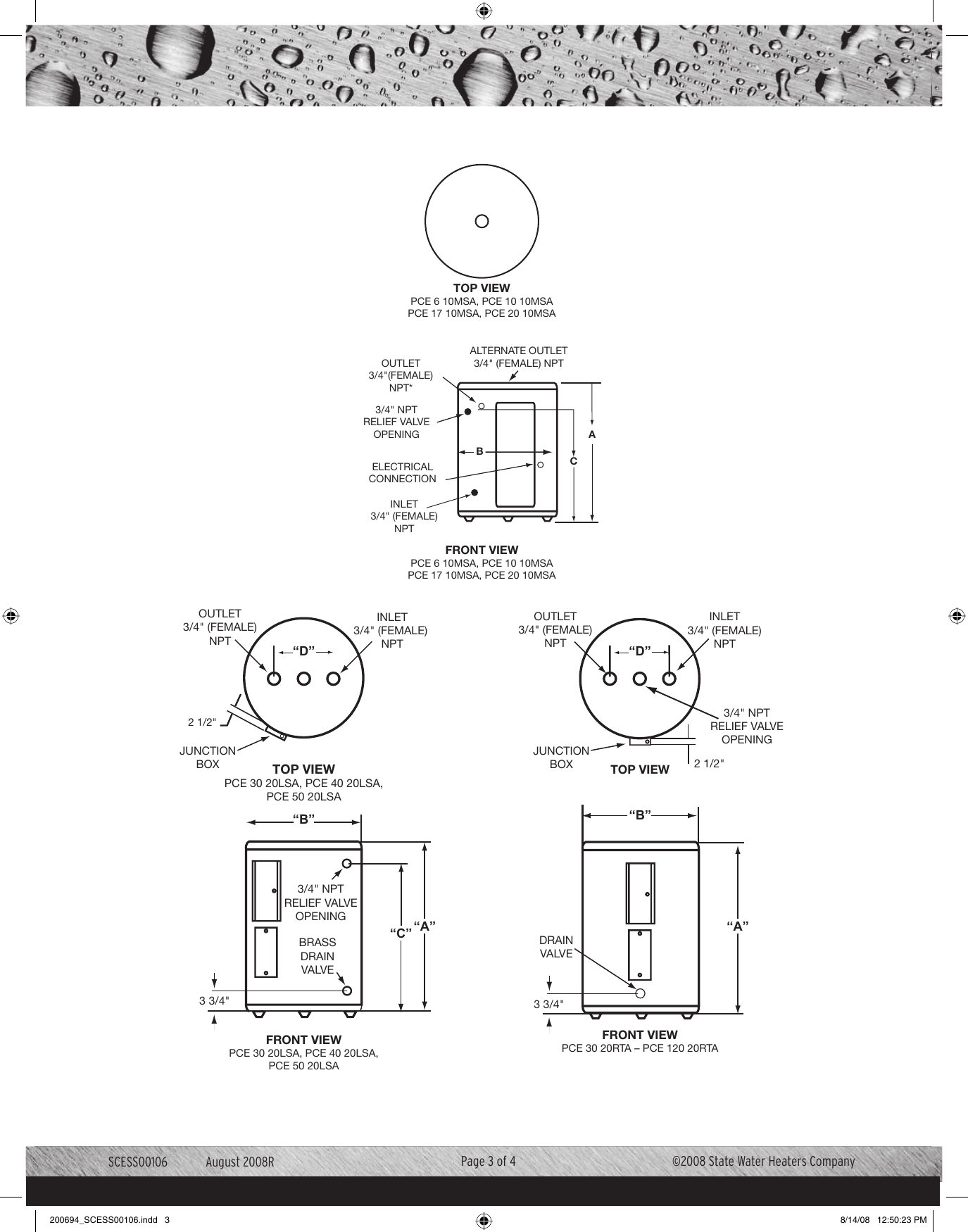 Page 3 of 4 - State-Industries State-Industries-Patriot-Commercial-Electric-Water-Heater-Users-Manual- 200694_SCESS00106  State-industries-patriot-commercial-electric-water-heater-users-manual