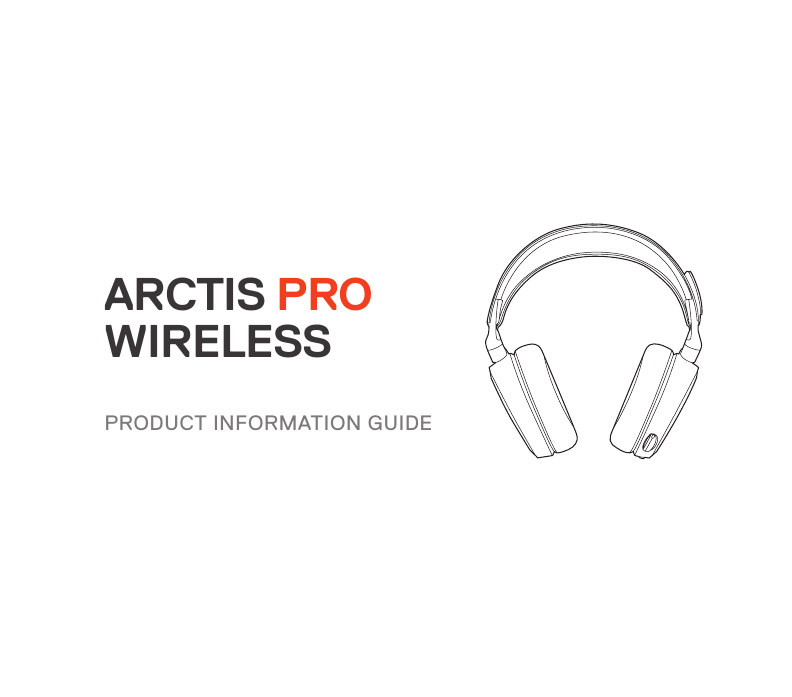 ARCTIS PROWIRELESSPRODUCT INFORMATION GUIDE