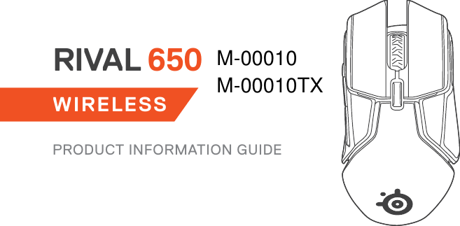 RIVAL 650PRODUCT INFORMATION GUIDEWIRELESSM-00010M-00010TX