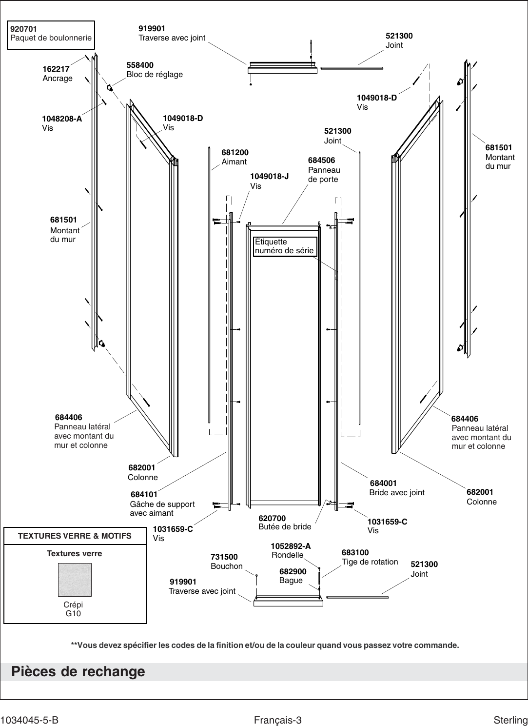 Page 6 of 12 - Sterling-Plumbing Sterling-Plumbing-Neo-Angle-Shower-Door-2200A-36-Users-Manual- No Job Name  Sterling-plumbing-neo-angle-shower-door-2200a-36-users-manual