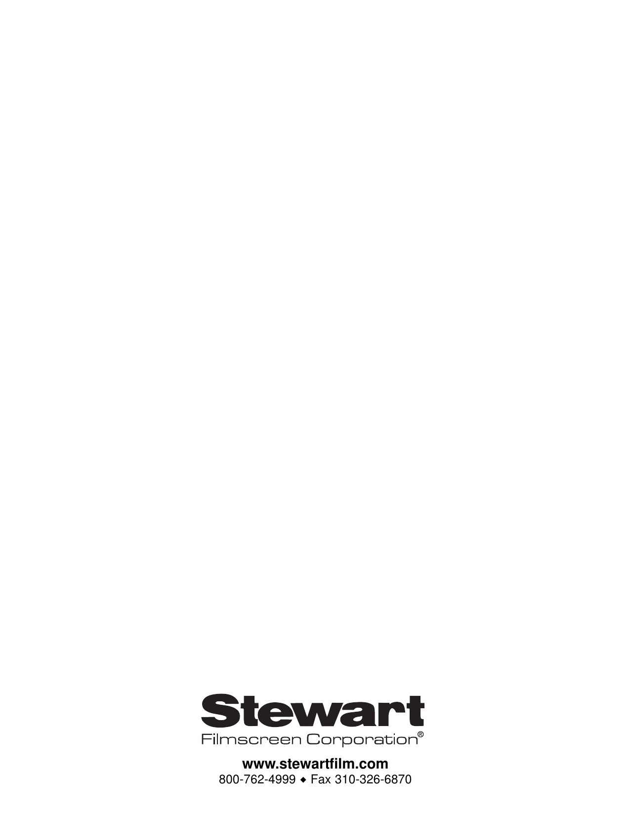 Page 12 of 12 - Stewart-Filmscreen-Corp Stewart-Filmscreen-Corp-Lcd-Rear-Projection-Tv-Users-Manual- Rigid-1005.qxp  Stewart-filmscreen-corp-lcd-rear-projection-tv-users-manual