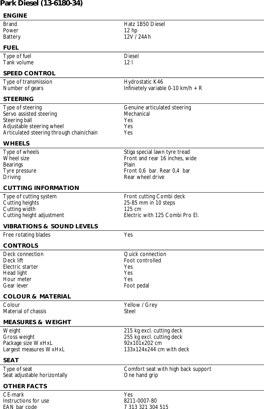 Page 2 of 2 - Stiga Stiga-13-6180-34-Users-Manual-  Stiga-13-6180-34-users-manual