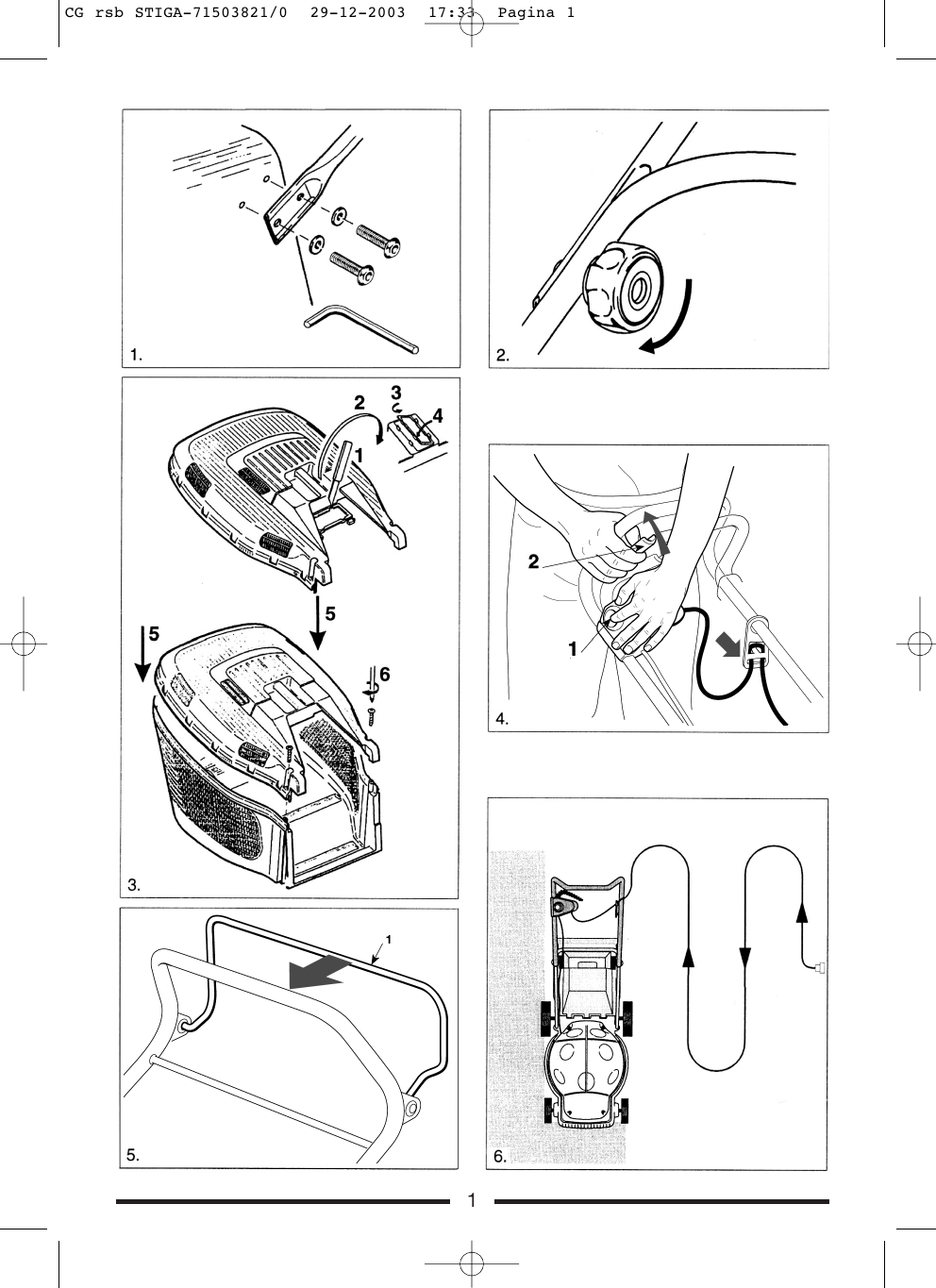 Page 2 of 8 - Stiga Stiga-Collector-45Combiel-Users-Manual- CG Rsb STIGA-71503821/0  Stiga-collector-45combiel-users-manual