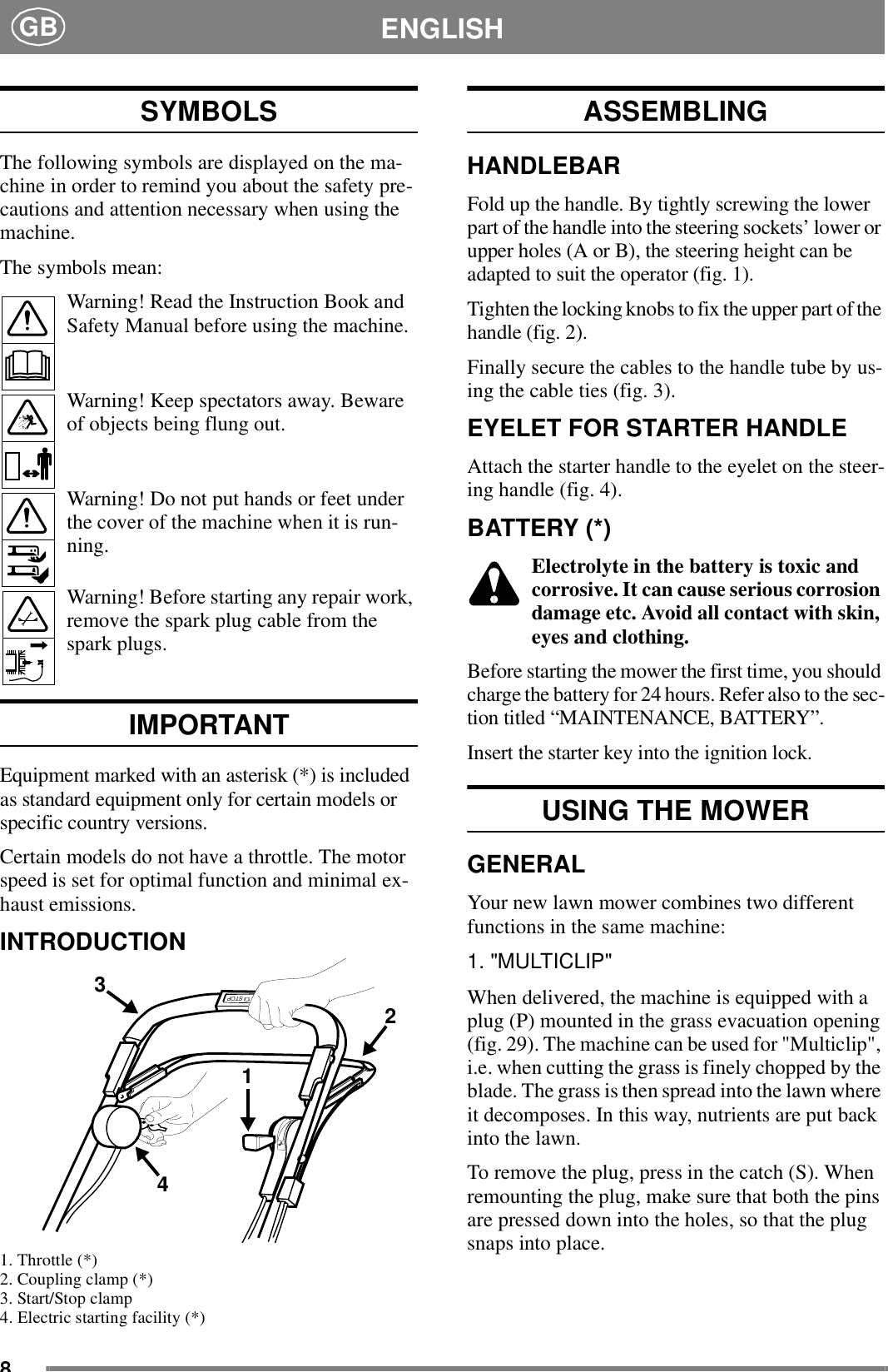 Page 6 of 10 - Stiga Stiga-Combi-45-Users-Manual-  Stiga-combi-45-users-manual