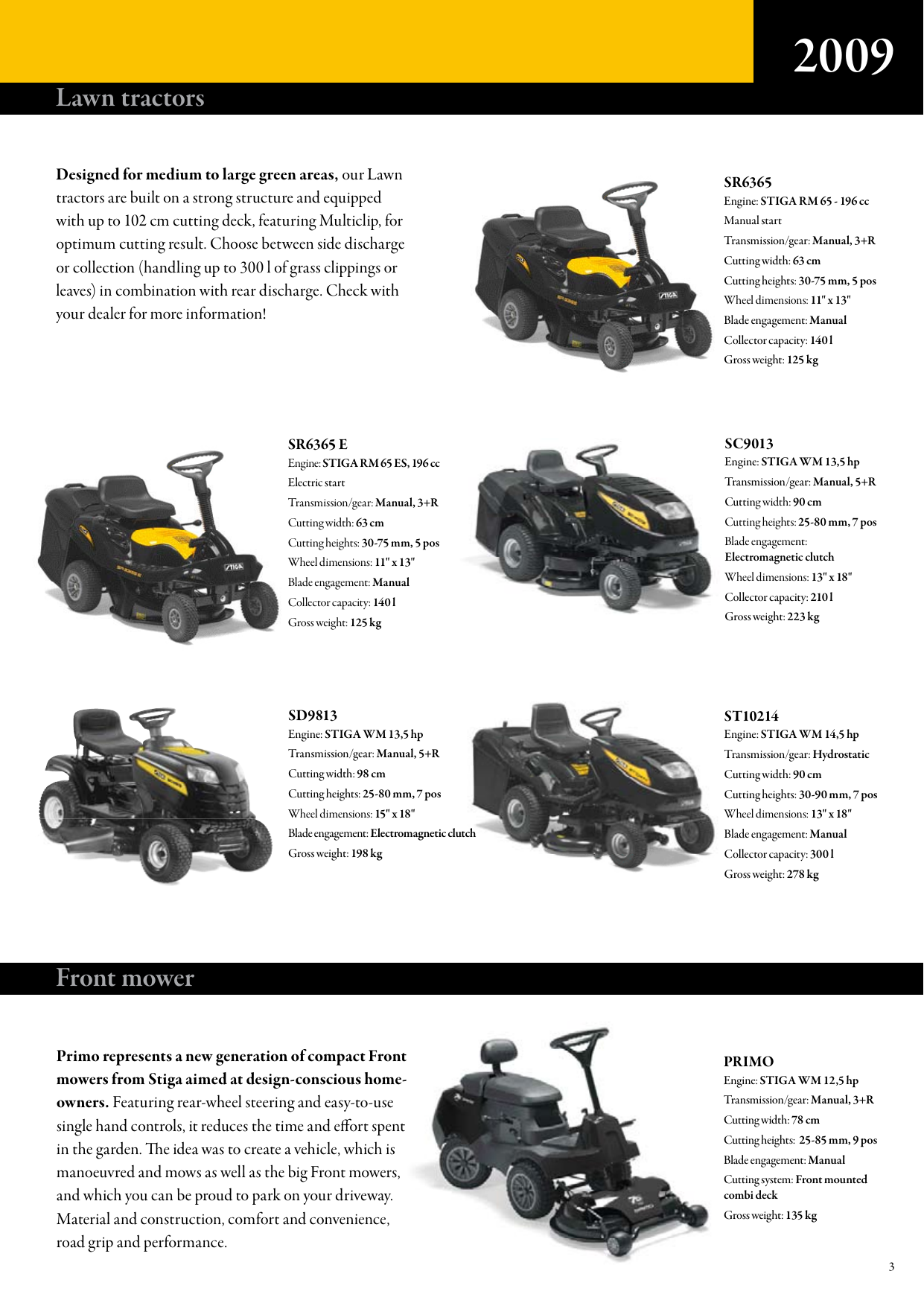 Page 3 of 8 - Stiga Stiga-Lawn-Tractors-Users-Manual-  Stiga-lawn-tractors-users-manual