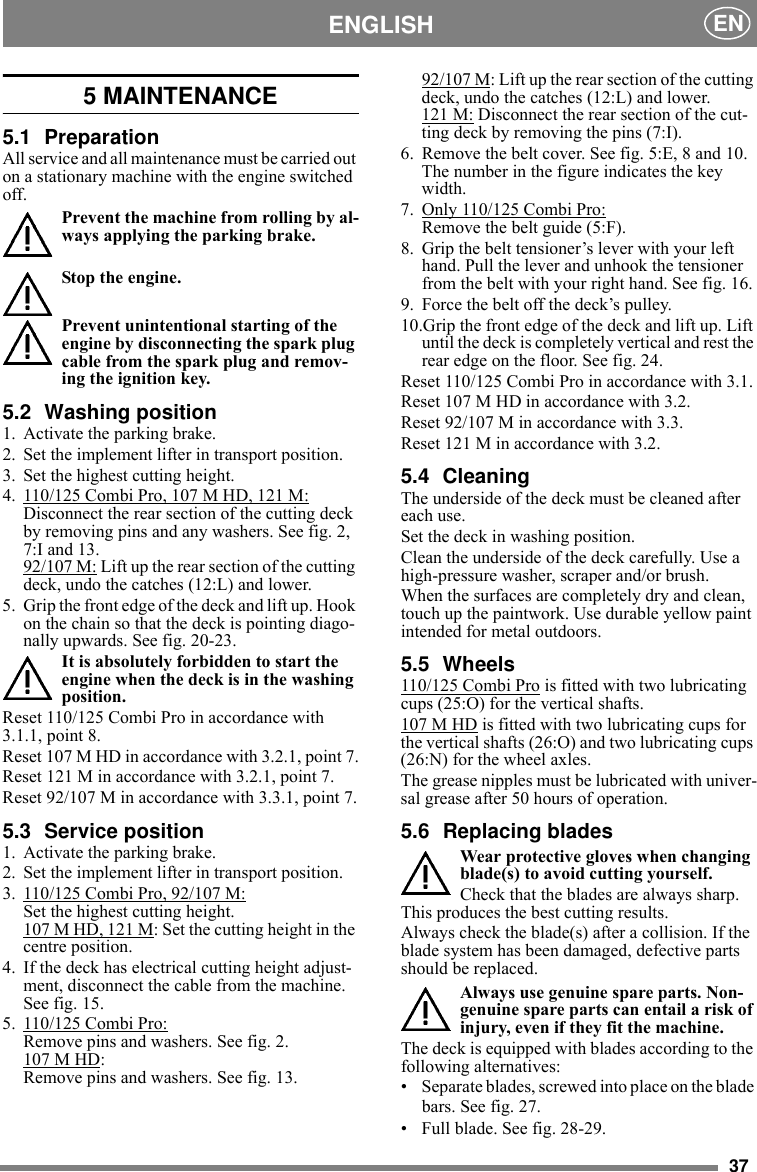 Page 10 of 12 - Stiga Stiga-Park-Compact-16-4Wd-Users-Manual-  Stiga-park-compact-16-4wd-users-manual